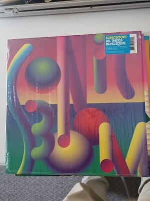 Sonic Boom All Things Being Equal LP & FOLIE KUNSTDRUCK & D/L (SPACEMAN 3) NEU
