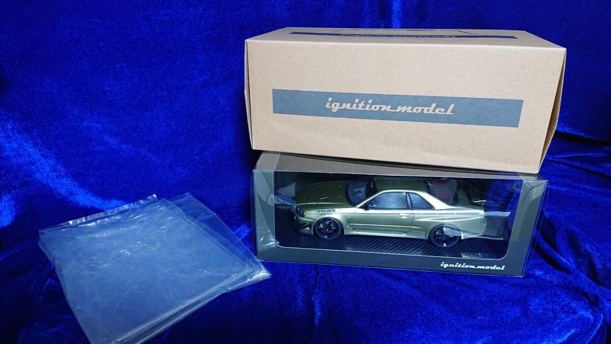 1/18 Ignition Model Mine's NISSAN SKYLINE GT-R R34 1/18 Ignition Model Mine's NISSAN SKYLINE GT-R R34