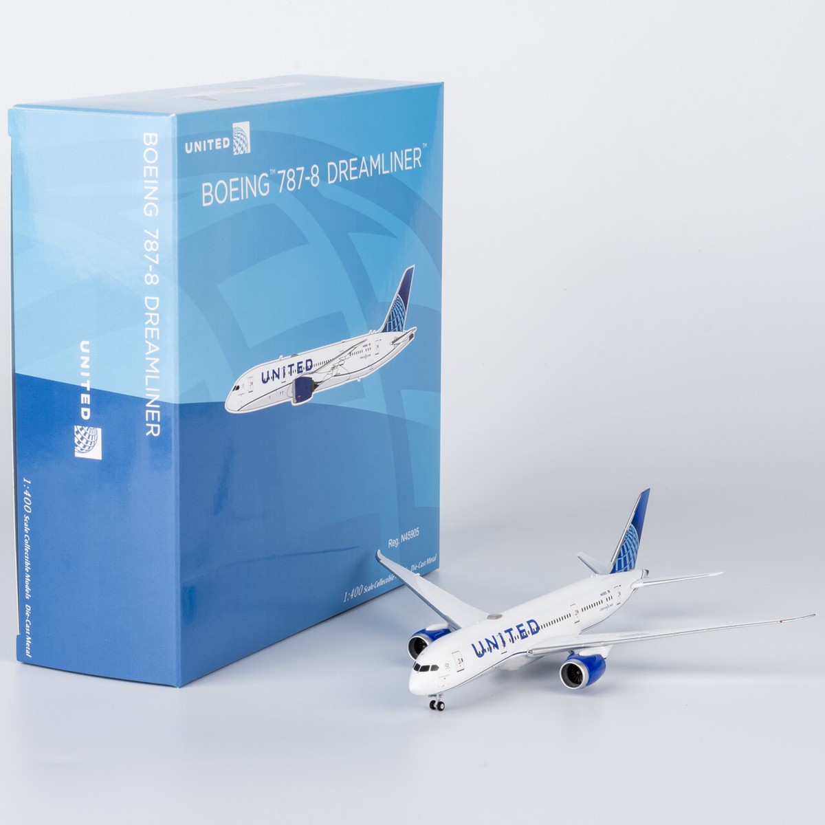 1:400 NGmodels United Airlines Boeing 787-8 Airplane Diecast
