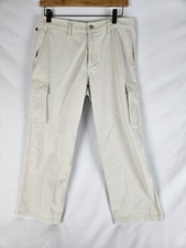 Vintage Womens 90s POLO JEANS CO Ralph Lauren Khaki Cargo Pants Size 8P 30 X 25