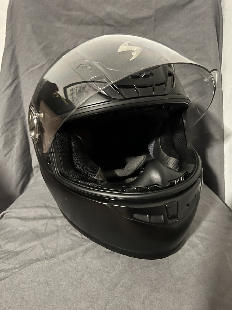 Scorpion KDF 10-1 EXO 400 Motorcycle Helmet, Black Size: SMALL