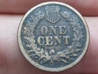 1860 Copper Nickel Indian Head Cent Penny- Pointed Bust- Fine Details