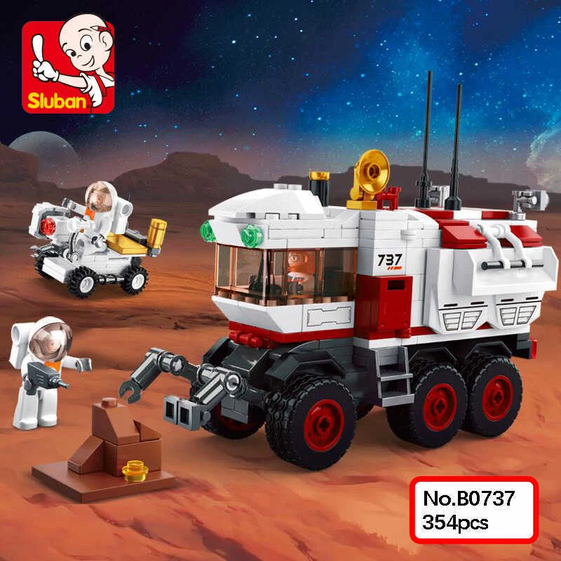 NEW Space Collection Mars Rover Brick Building Set 354pcs B0737 - Image 4 of 4