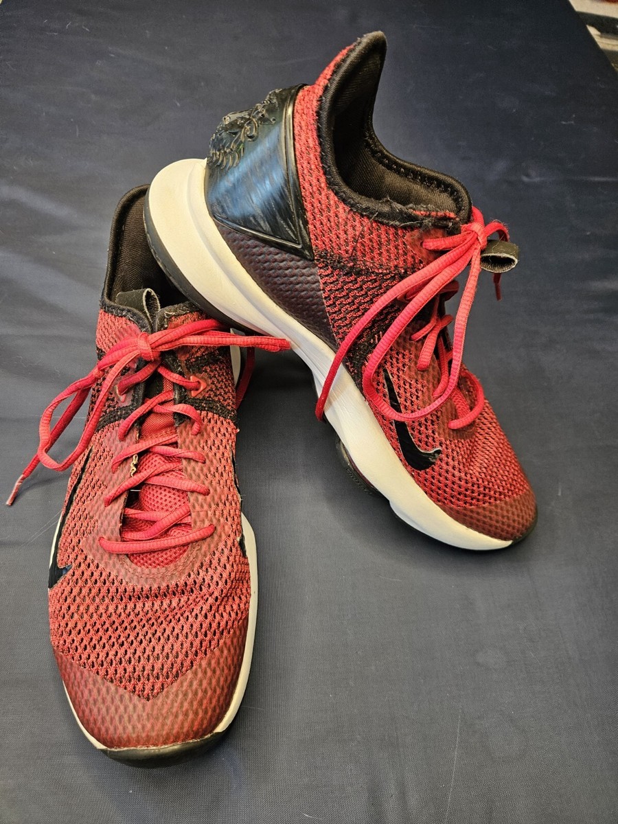 Nike LeBron 4 Mens Basketball Shoes Size 8 Red Black BV7427-002 | eBay