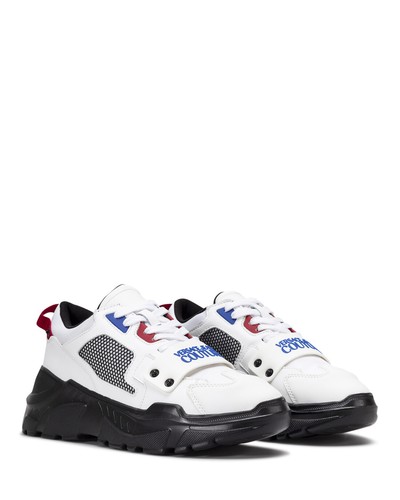 Scarpe Uomo Sneakers VERSACE JEANS COUTURE Speedtrack Nero Bianche | eBay