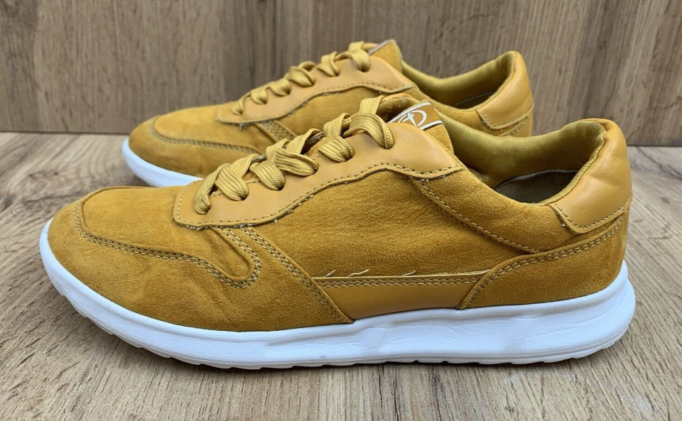 Zapatillas Mujer Tamaris US 6 Euro 36 Amarillo 12374136 Cuero Auténtico Amarillo Foto 3 de 4