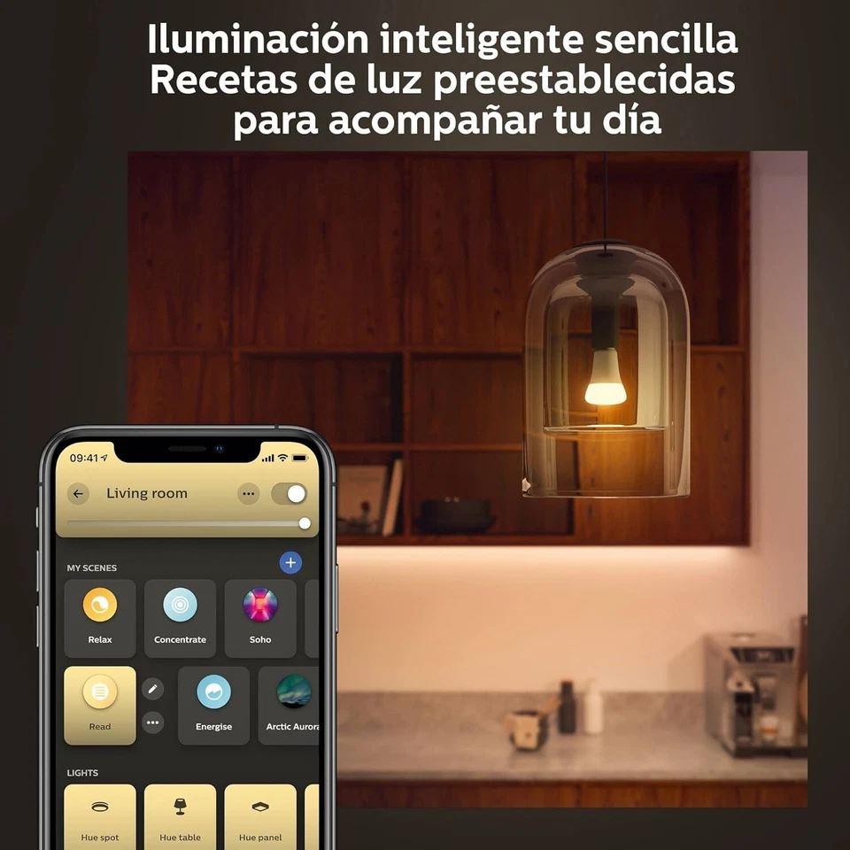 Philips Hue White Ambiance A21 High Lumen Smart Bulb 1600LM-E26 Indoor 2 pack - Image 3 of 4