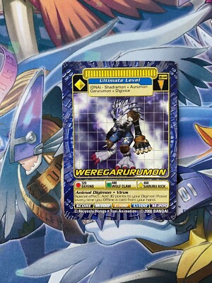 BO-144 WereGarurumon Series 3 Digimon Digi-Battle Card 2000 | eBay