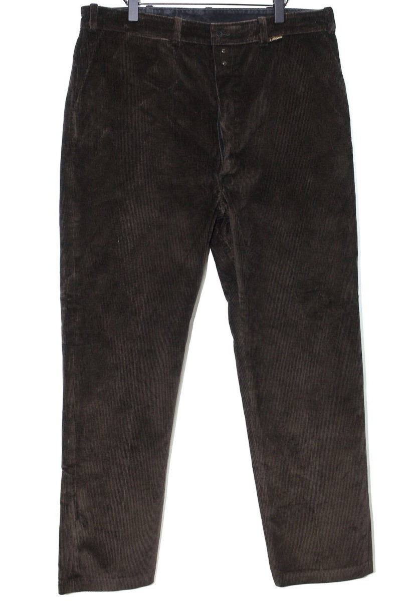 French 1970s Brown Corduroy Work Chore Pants LE LABOUREUR W39 Made