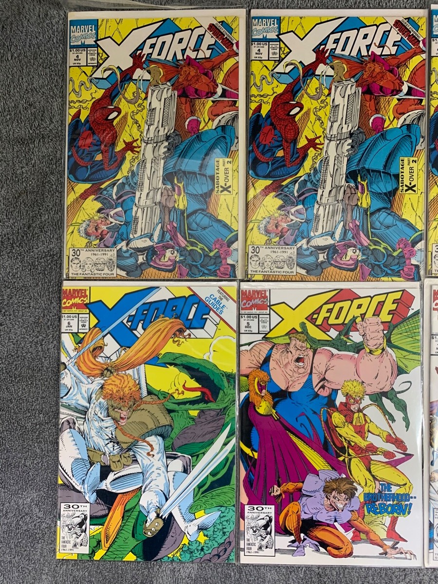 X-FORCE #4(4), 5, 6, 16, 17, 18, 20 Set LOT of 10 Marvel