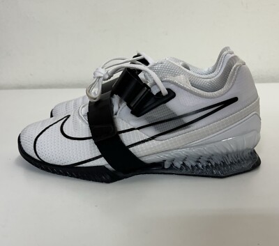Nike Romaleos 4 Black/ White Weightlifting Shoes Brand New Nike Romaleos 4 Weightlifting Shoes. Nike.com main image 3