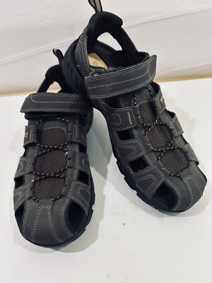 Teva Men’s Brown Forbay Leather Sandal Shoes 11 Men main image 2