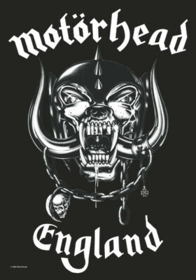 MOTÖRHEAD FLAGGE FAHNE ENGLAND 1978 POSTERFLAGGE POSTER FLAG STOFF