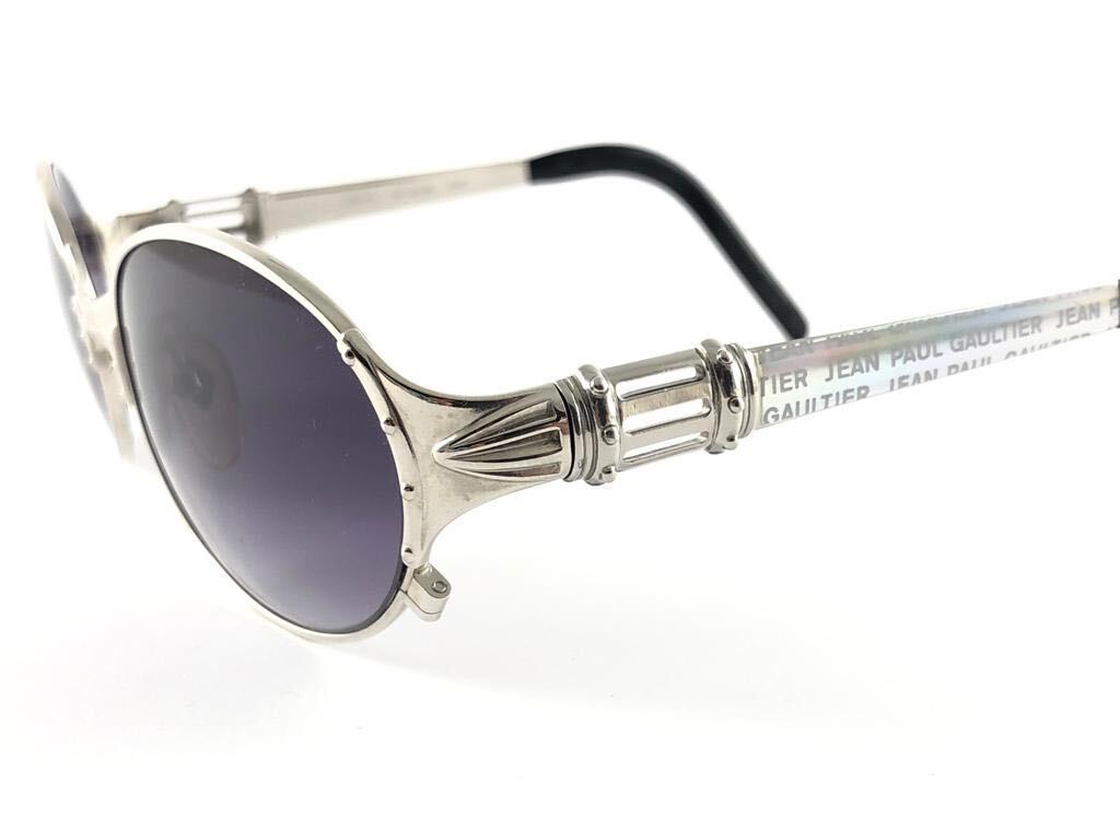 NEW VINTAGE JEAN PAUL GAULTIER 56 5106 OVAL SILVER FRAME NEW VINTAGE JEAN PAUL GAULTIER 56 5106 OVAL SILVER FRAME