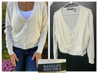 badgley mischka cardigan