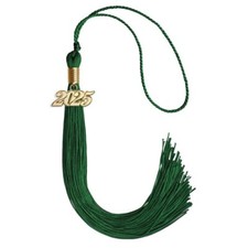 Endea Graduation Green Tassel With Gold Date Drop