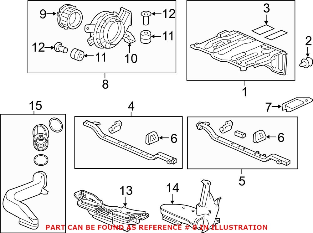 Honda CRZ Cr-z Hybrid IMA Battery Cooling Fan Motor 1j810-rtw-003