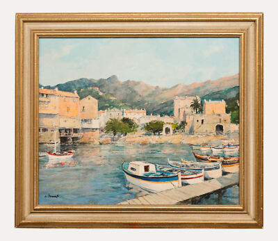 Claude Joussetの油絵 Claude Jousset (b.1935) - Framed 20th Century Oil, Petit