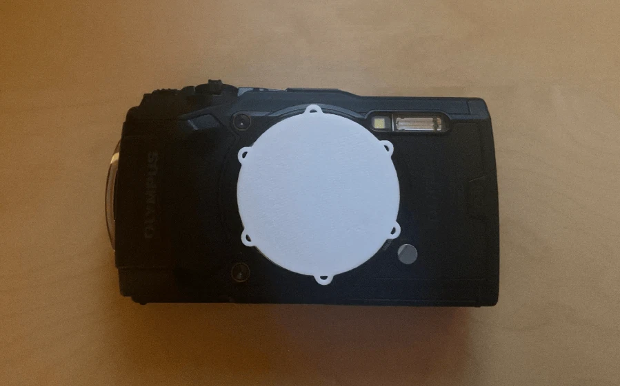 Крышка объектива для Olympus TG-6 жесткая - защитный чехол для Olympus TG6, защелкивающаяся крышка - Изображение 4 из 4