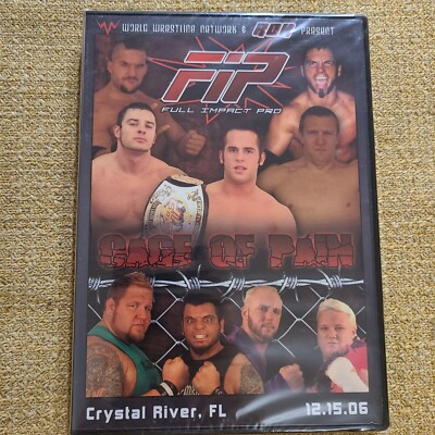Full Impact Pro FIP Cage of Pain DVD 12-15-06 ROH Ring of Honor Bryan Danielson
