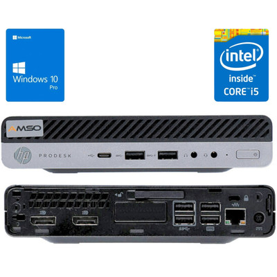 HP ProDesk 600 G3 Mini PC i5-7500T WLAN 8/16/32GB - 240/480/960GB Windows 10 Pro