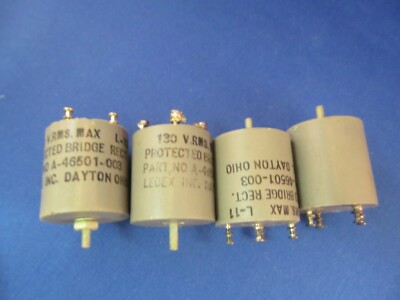 LOT OF 4 LEDEX PROTECTED BRIDGE RECTIFIERS A-46501-003 130VRMS