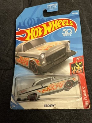 Hot Wheels FJY58-D9C0P 1:64 Die Cast HW Flames '55 Chevy