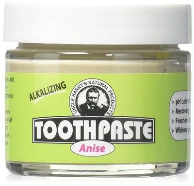 Uncle Harry's All Natural USA Made Breath Freshening Toothpaste Anise 3 Oz