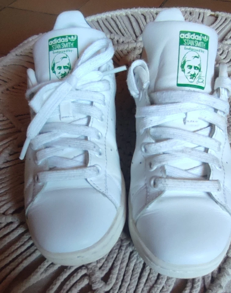 adidas Stan Smith Baskets pour Homme - EU 44 2/3, Blanches (M20324) - Photo 3/3