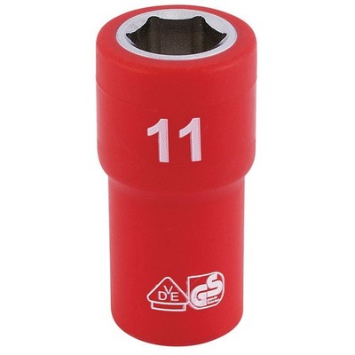 Draper Expert 31485 1/4'' Sq. Dr. Fully Insulated VDE Socket (11mm)