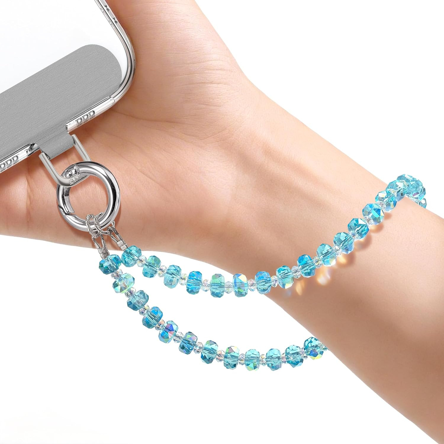 SURPHY Phone Charm, Phone Charms Strap with Tether Tab & Premium Metal Buckle, C