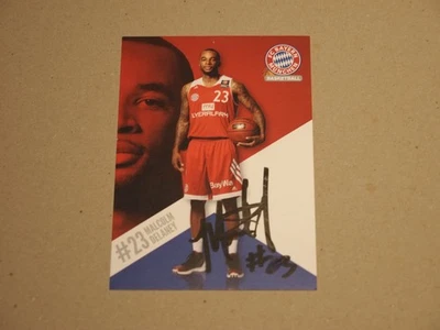 Malcolm Delaney - Autogramm Karte - FC Bayern Basketball - Bild 1 von 2