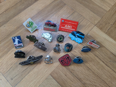 Automarken Pins Hemd Anstecker Automesse GM, Chrysler, VAG, Toyota, etc.