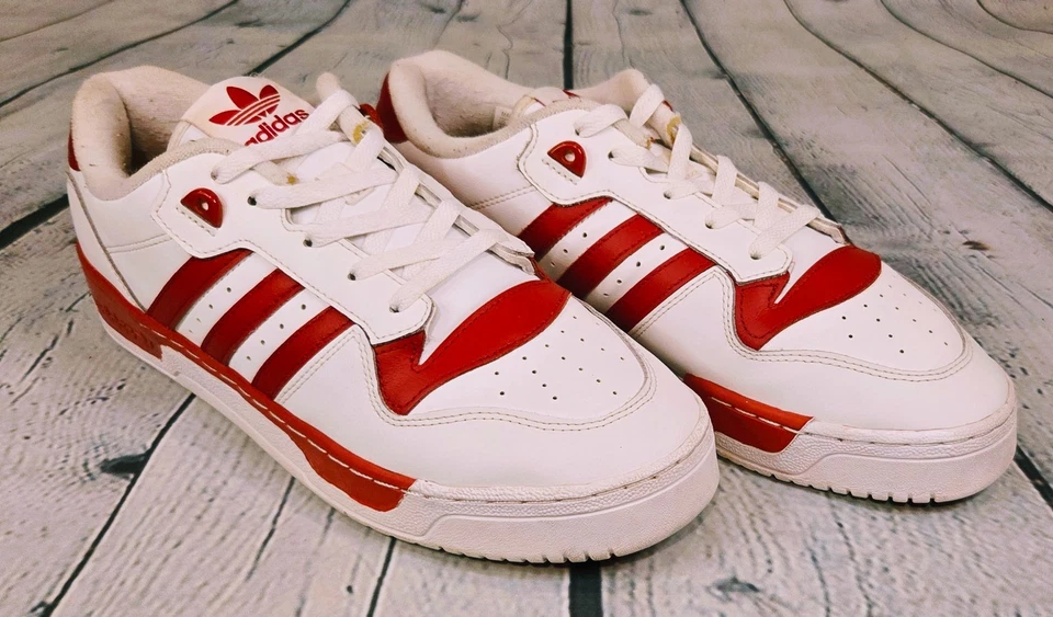 Adidas Rivalry Low White Team Power Red for sale | eBay
