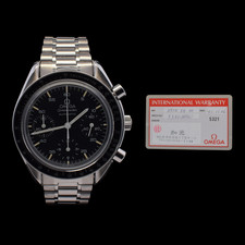 Omega Speedmaster Reduced | 39mm Black Dial with Yellow Patina | Ref 3510.50