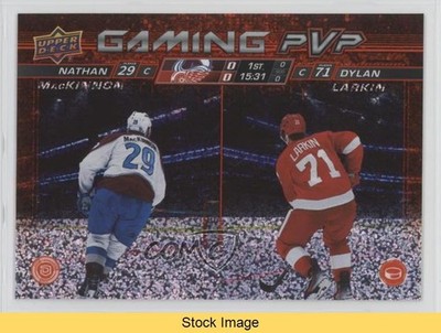 2024-25 Series 1 Gaming PVP Speckle Nathan MacKinnon Dylan Larkin READ 1s2n