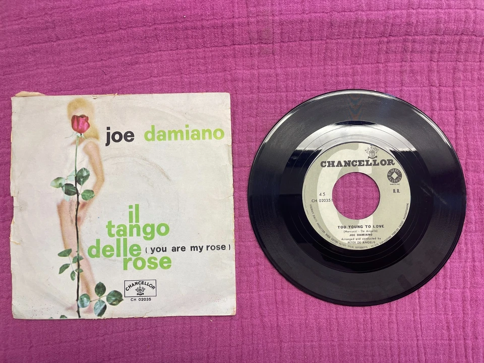 Joe Damiano – Il Tango Delle Rose = You Are My Rose - CH 02035 - Single Vinyl - Bild 2 von 2