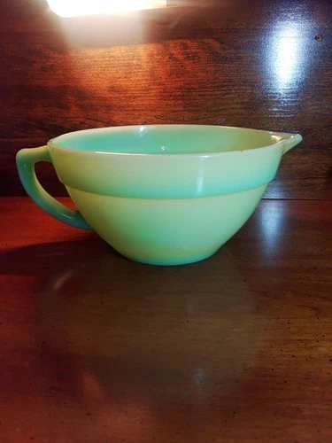 Vintage Fire King Jadeite Jade Green  Batter Bowl  (Chip On Rim See Pics)