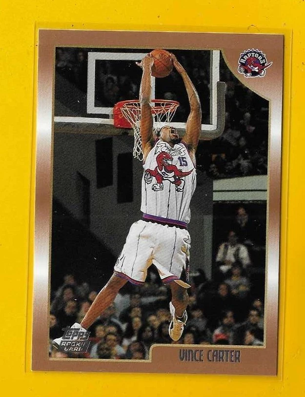 Topps Vince Carter Basketball Toronto Raptors Rookie Sports