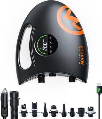 Outdoormaster Shark 2S 88.8Wh Electric Paddle Board Pump, Rechargeable Battery f