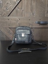 Vintage Marsand USA Black Faux Leather Camera Bag Case Shoulder Strap Thick Pad
