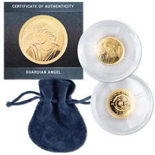 2025 Liberia Gold $25 Guardian Angel