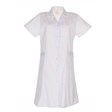 PLANAM MG230 Damen Berufsmantel 1/4 Arm Reinweiß Arbeitskittel Damenkittel