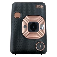 Fujifilm Instax Mini LiPlay Hybrid Fuji Instant Camera Elegant Black