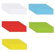 Dry Erase Magnetic Labels 1x3,Pack of 60 ,Write On Magnets Sticker,Real Wate...