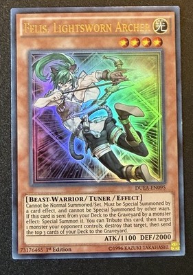 Yu-Gi-Oh! TCG Felis, Lightsworn Archer 1st Edition DUEA-EN095