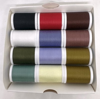 Coats Dual Duty XP 250 yds ea Spool Thread Assortment 12 Pack