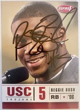 2006 SAGE Aspire - Reggie Bush #33 In Person Autograph (AU, RC)