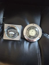ANTIQUE/VINTAGE MUSKEGON OUTBOARD SPEEDOMETER/AIRGUIDE TACHOMETER RARE!