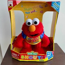 Fisher-Price Sesame Street SHOUT Elmo Interactive Plush Toy 18M 2005